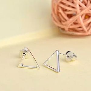 🌺 Small Earrings Triangle Minimalist Geometric